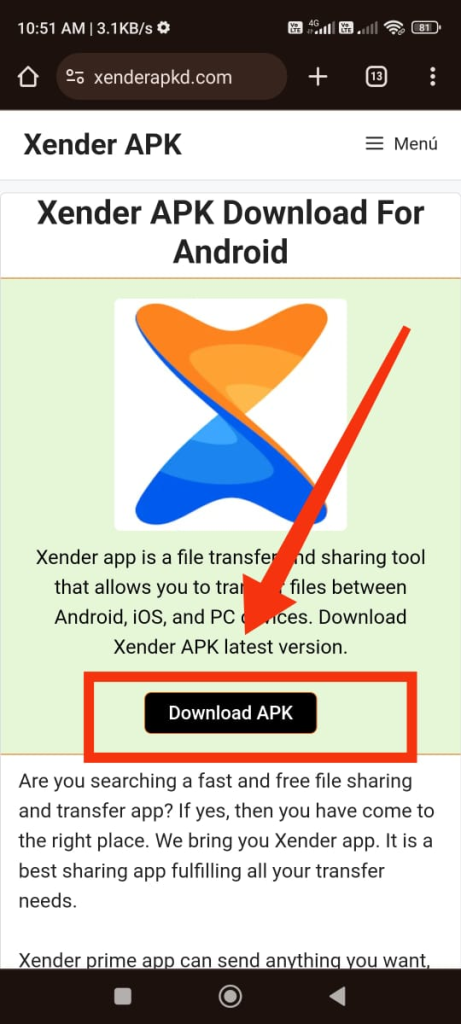 xender download